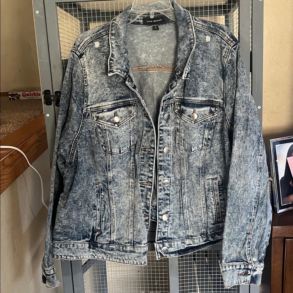 Lane Bryant Blue Denim Jacket